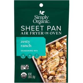 Simply Organic Zesty Ranch Sheet Pan Seasoning