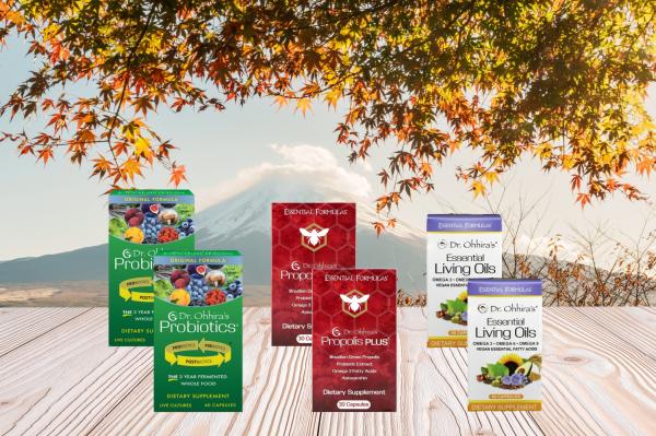 assortment of all-natural products