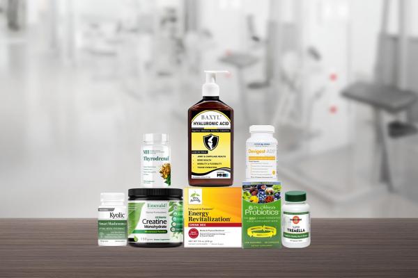 assortment of all-natural products