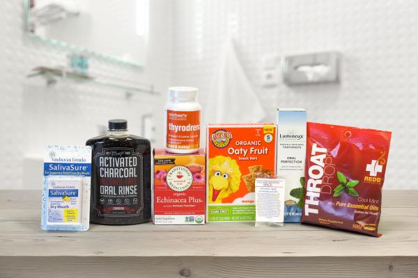 A selection of all-natural products for your mouth and throat