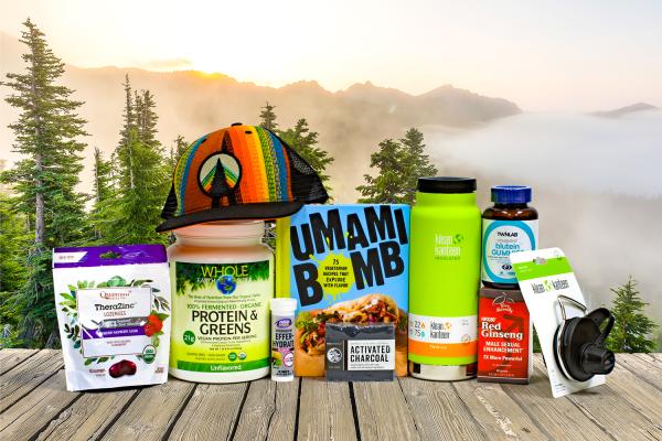 a collection of all-natural products for father's day