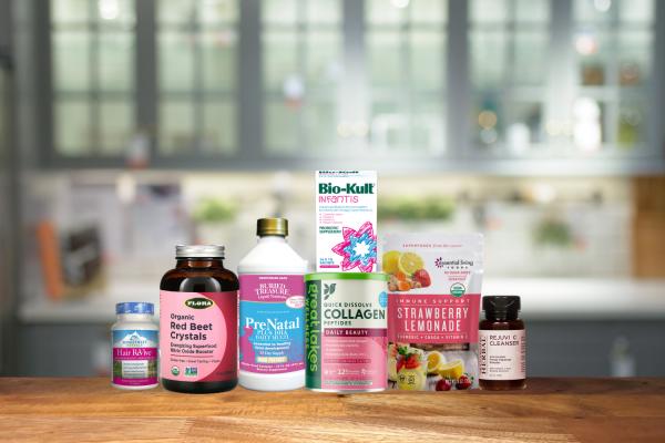 a variety of supplements for mothers and children