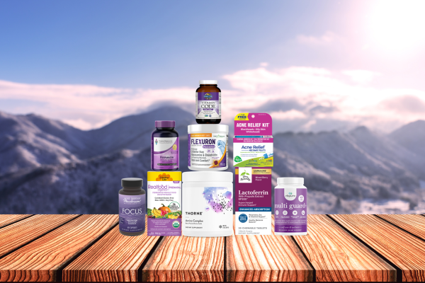 assortment of supplements