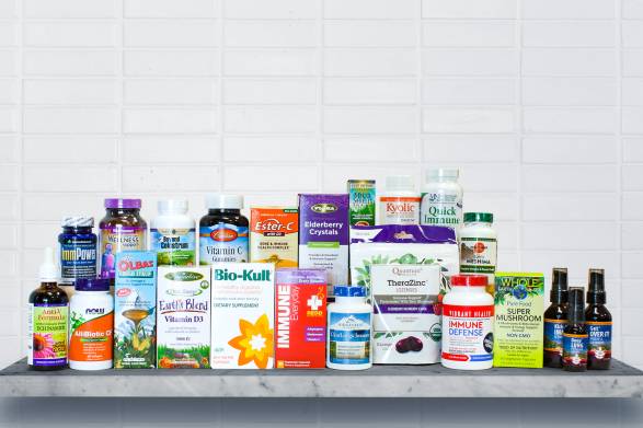 A curated selection of all-natural supplements for immunity