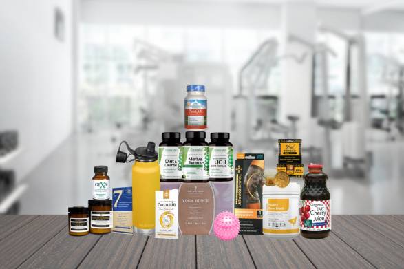 a wide variety of foods and supplements for fitness and pain relief