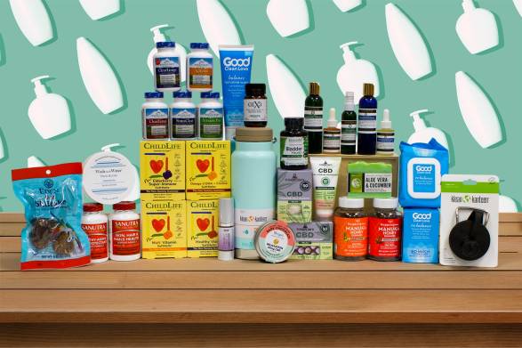 a wide variety of all-natural personal care products, supplements, and foods