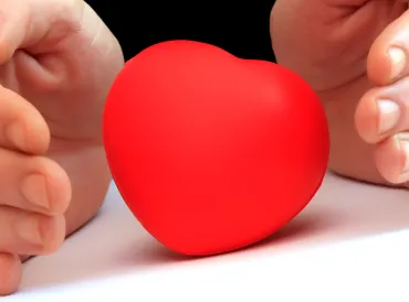 Someone taking care of their own heart